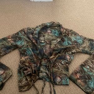 Flowy longsleeve blouse